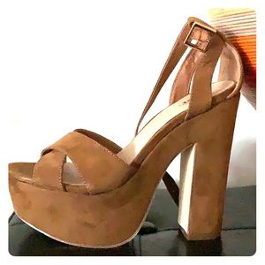 High platform heels